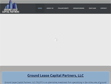 Tablet Screenshot of groundleasecap.com